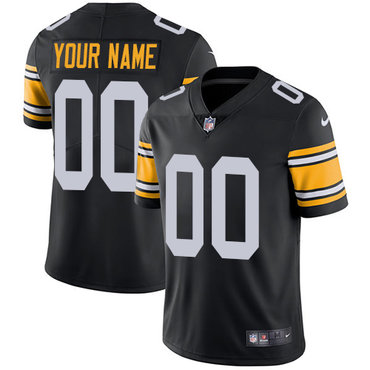 Nike NFL Pittsburgh Steelers Vapor Untouchable Customized Limited Black Alternate Youth Jersey