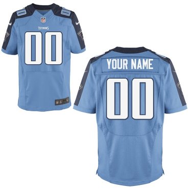 men's tennessee titans customized elite team color jerseys