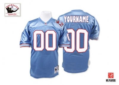 customized tennessee titans jersey throwback blue football jersey