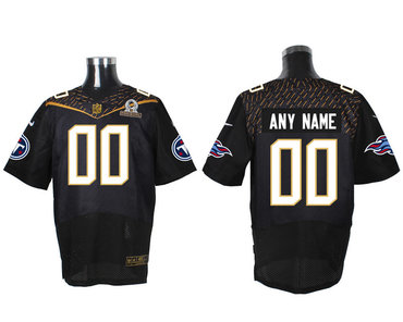 Nike NFL Tennessee Titans 2016 PRO BOWL Black Men's Stitched Elite Customized Jersey