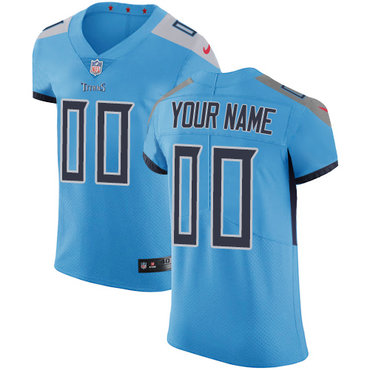 Nike NFL Tennessee Titans Vapor Untouchable Customized Elite Light Blue Alternate Men's Jersey