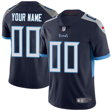 Nike NFL Tennessee Titans Vapor Untouchable Customized Elite Navy Blue Home Youth Jersey