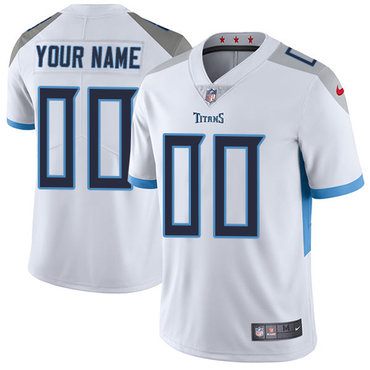 Nike NFL Tennessee Titans Vapor Untouchable Customized Elite White Road Youth Jersey