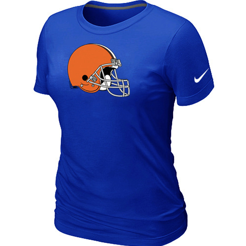 Women Cleveland Browns Blue T-Shirts