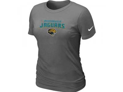 Women Jacksonville Jaguars Heart & Soul D.Grey T-Shirt