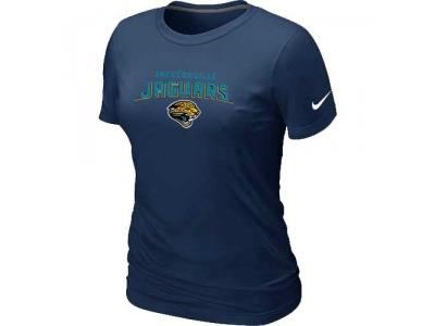 Women Jacksonville Jaguars Heart & Soul D.Blue T-Shirt