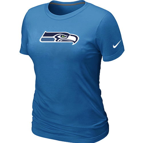 Women Seattle Seahawks L.blue T-Shirts