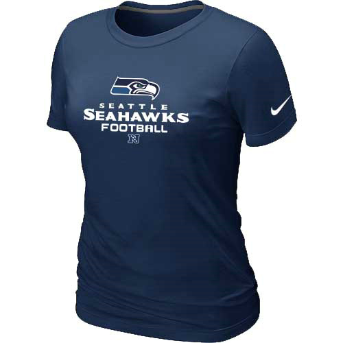 Women Seattle Seahawks D.Blue T-Shirt