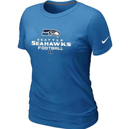 Women Seattle Seahawks L.blue T-Shirt