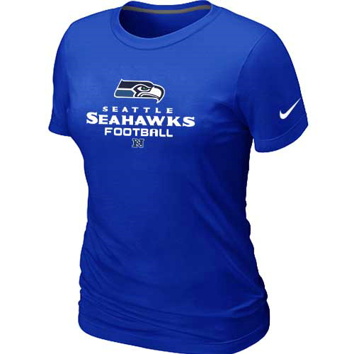 Women Seattle Seahawks Blue T-Shirt