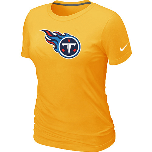 Women Tennessee Titans Yellow T-Shirts