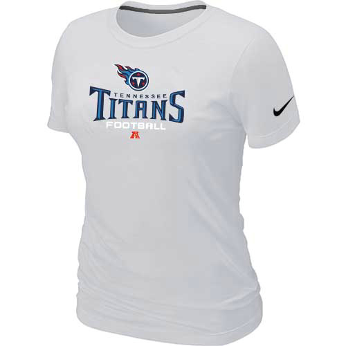 Women Tennessee Titans White T-Shirt