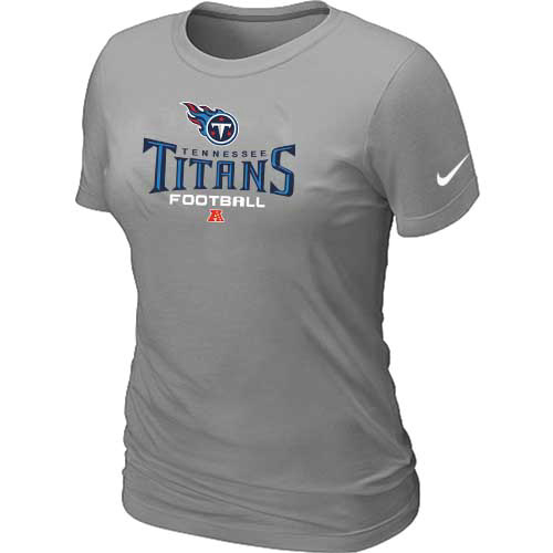 Women Tennessee Titans Grey T-Shirt