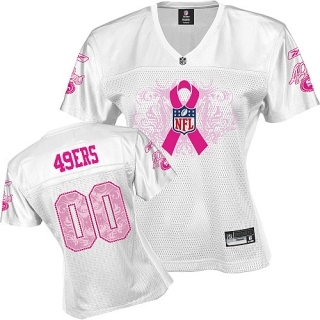 san francisco 49ers 2010 breast cancer awareness fashion jersey