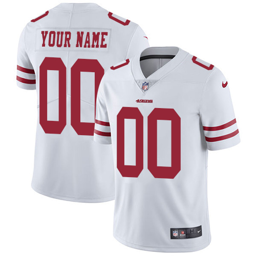 Nike NFL San Francisco 49ers Vapor Untouchable Customized Limited White Road Men's Jersey