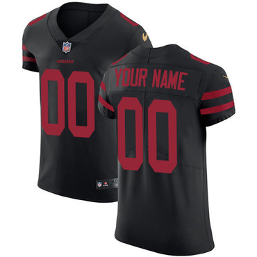 Nike NFL San Francisco 49ers Vapor Untouchable Customized Elite Black Alternate Men's Jersey