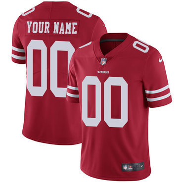 Nike NFL San Francisco 49ers Vapor Untouchable Customized Limited Red Home Youth Jersey