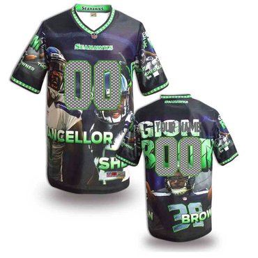 New Seattle Seahawks Customized Jersey-01 (8)