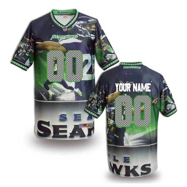 New Seattle Seahawks Customized Jersey-01 (2)