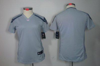 Women NEW NFL Seattle Seahawks Blank Grey Jerseys