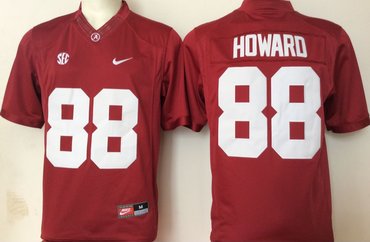 Alabama Crimson Tide 88 O.J. Howard Red College Football Jersey