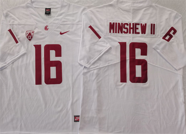 Men's Alabama Crimson Tide #16 Gardner Minshew II White Stitched Football Jersey