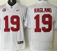 Alabama Crimson Tide #19 Reggie Ragland White Stitched NCAA Jersey