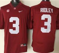 Alabama Crimson Tide #3 Calvin Ridley Red Stitched NCAA Jersey