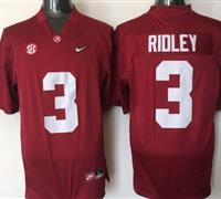 Alabama Crimson Tide #3 Calvin Ridley Red 2016 National Championship Stitched NCAA Jersey