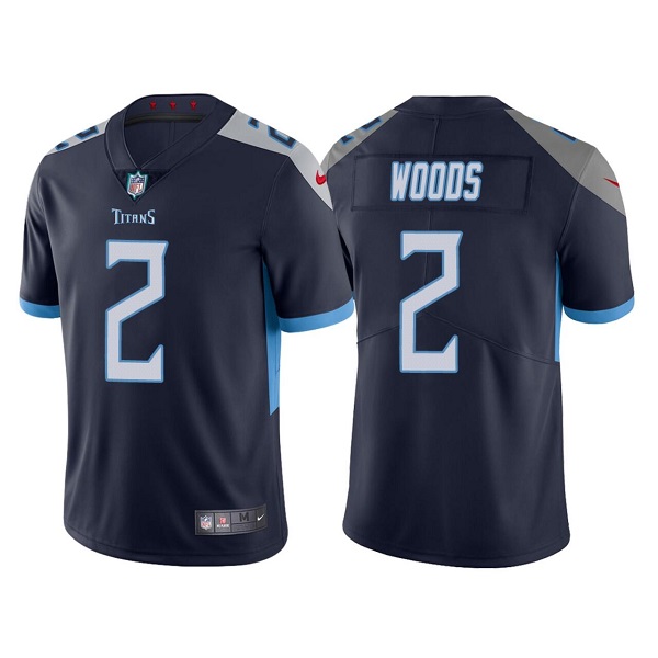 Youth Tennessee Titans #2 Robert Woods Navy Vapor Untouchable Limited Stitched Jersey