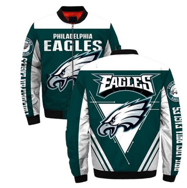 NFL Philadelphia Eagles Sublimated Fashion 3D Fullzip Jacket