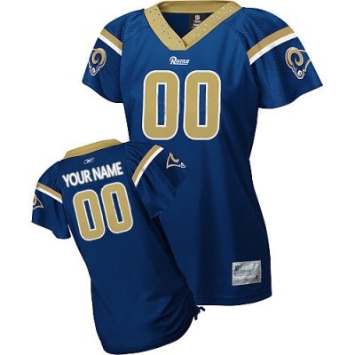 women customized st louis rams jersey field flirt fashion football jersey