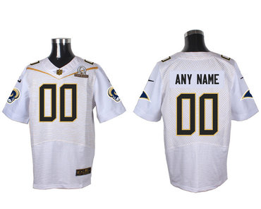 Nike NFL St. Louis Rams 2016 PRO BOWL White Men's Stitched Elite Customized Jersey