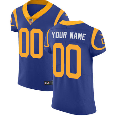 Nike Los Angeles Rams Elite Royal Blue Alternate Men's Jersey NFL Vapor Untouchable Customized jerseys