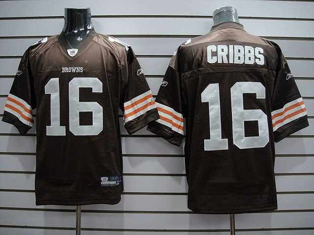 cleveland browns 16 cribbs brown color