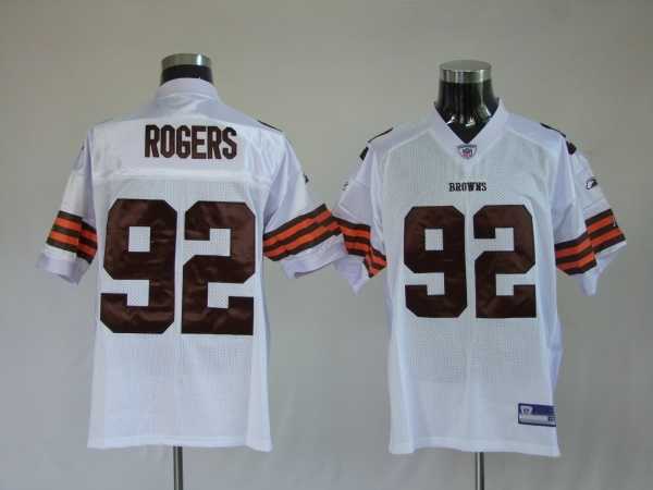 cleveland browns 92 rogers white