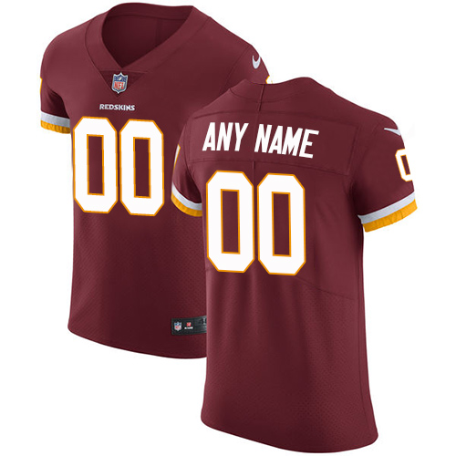 Nike NFL Washington Redskins Vapor Untouchable Customized Elite Burgundy Red Home Men's Jersey