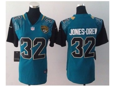 NEW Women Jacksonville Jaguars 32 Maurice Jones-Drew Green Jerseys(2013)