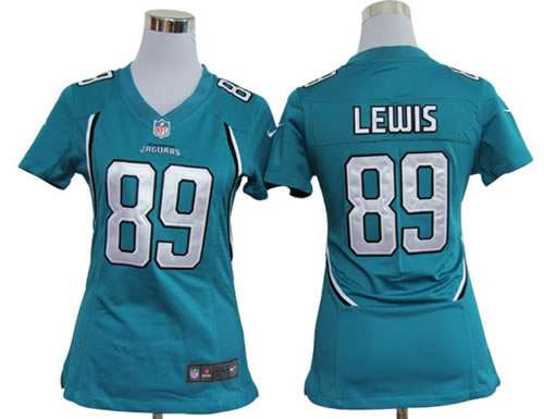 women NEW jacksonville jaguars 89 marcedes lewis green jerseys