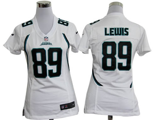 women NEW jacksonville jaguars 89 marcedes lewis white jerseys