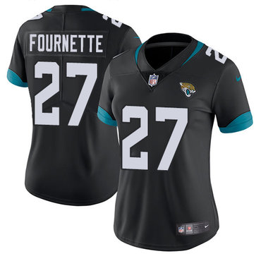 Nike Jaguars #27 Leonard Fournette Black Alternate Women's Stitched NFL Vapor Untouchable Limited Jersey