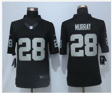 Nike Okaland Raiders #28 Latavius Murray Black Team Color Men's Stitched NFL Limited Jersey