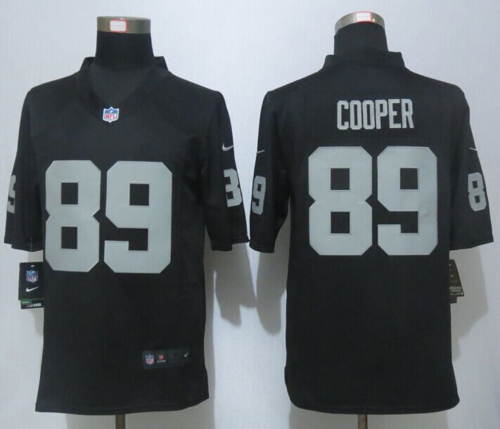 New Oakland Raiders #89 Amari Cooper Black Men's Stitched NFL LImited jersey