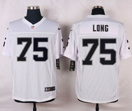 NEW Oakland Raiders #75 Howie Long White Men's Stitched NFL Elite Jersey