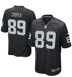 Nike Oakland Raiders #19 Amari Cooper Black Team Color Men's Stitched NFL Elite jersey