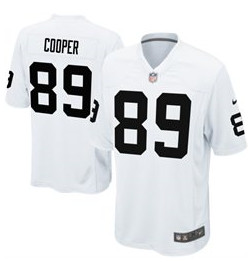 Nike Oakland Raiders #19 Amari Cooper White Men's Stitched NFL Elite jersey