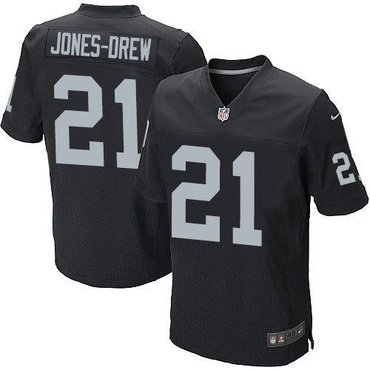 Oakland Raiders #21 Maurice Jones-Drew Black Team Color NFL Elite Jersey