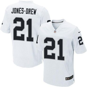 Oakland Raiders #21 Maurice Jones-Drew White NFL Elite Jersey