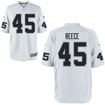 NEW Oakland Raiders Marcel Reece #45 white Team Color NFL Elite Jersey