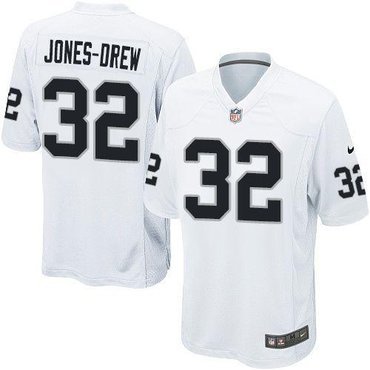 NEW Oakland Raiders #32 Maurice Jones-Drew White NFL Game Jersey